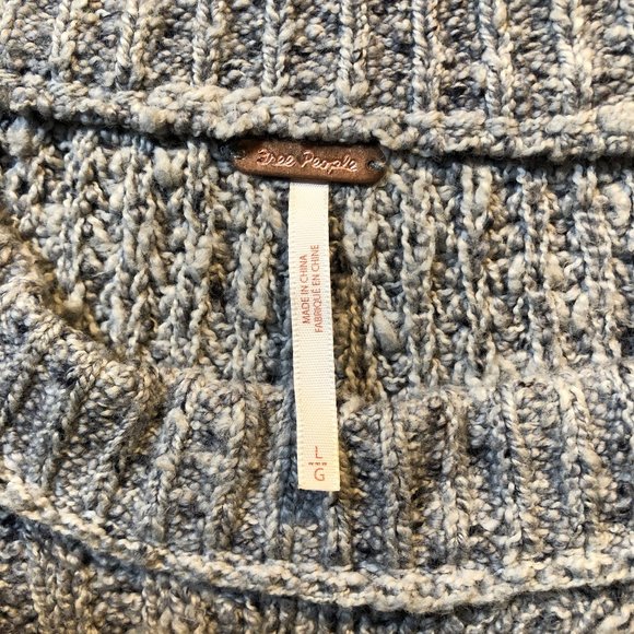 Free People On Your Side Pullover Sweater Sz L - Picture 7 of 8